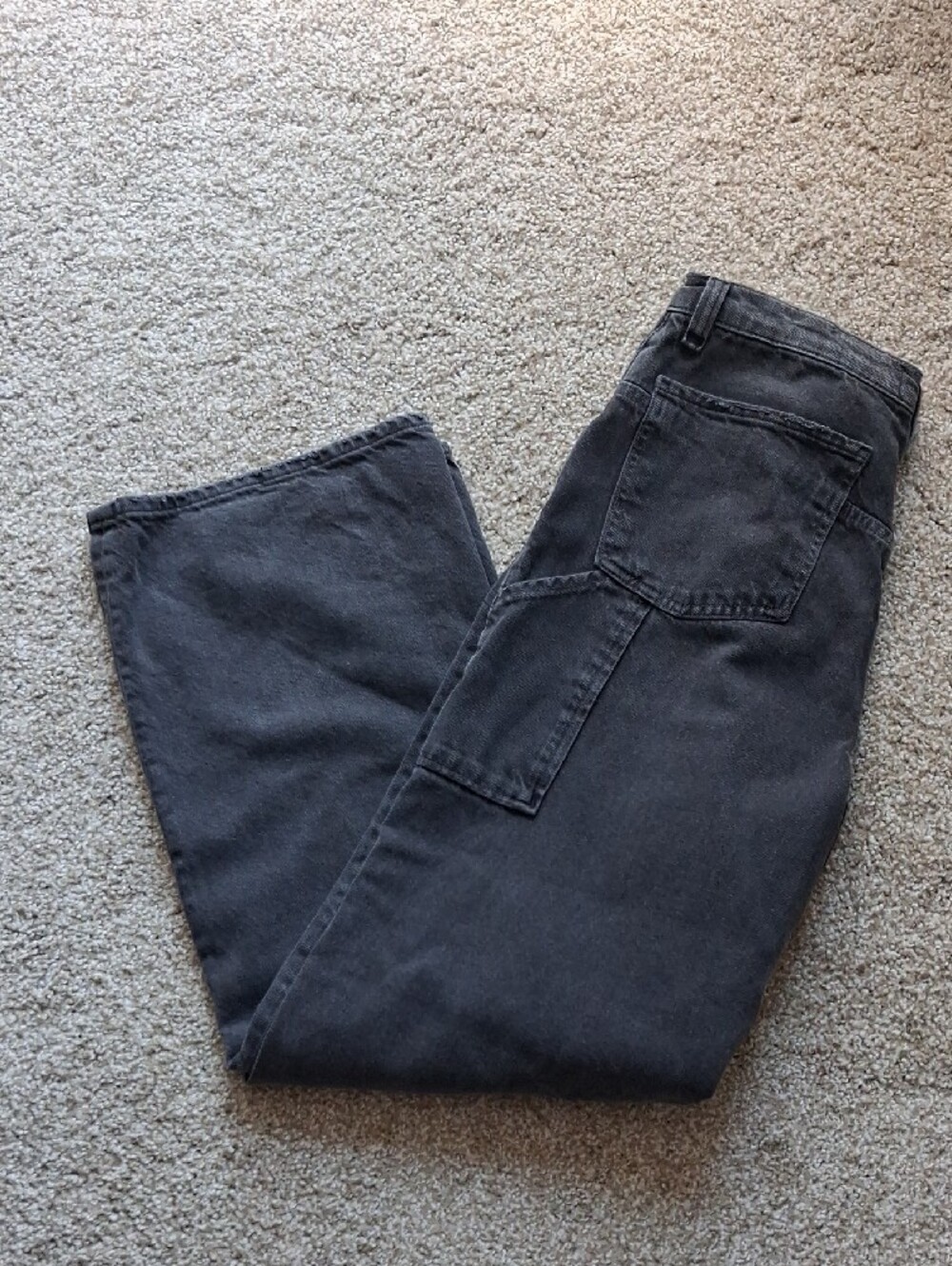 We The Free Women's Straight Leg Jeans in Washed Charcoal - Picture 2 of 10